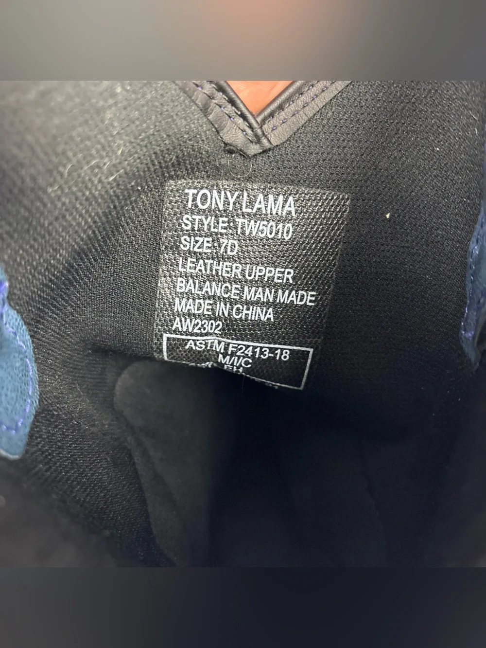 Tony Lama good minor